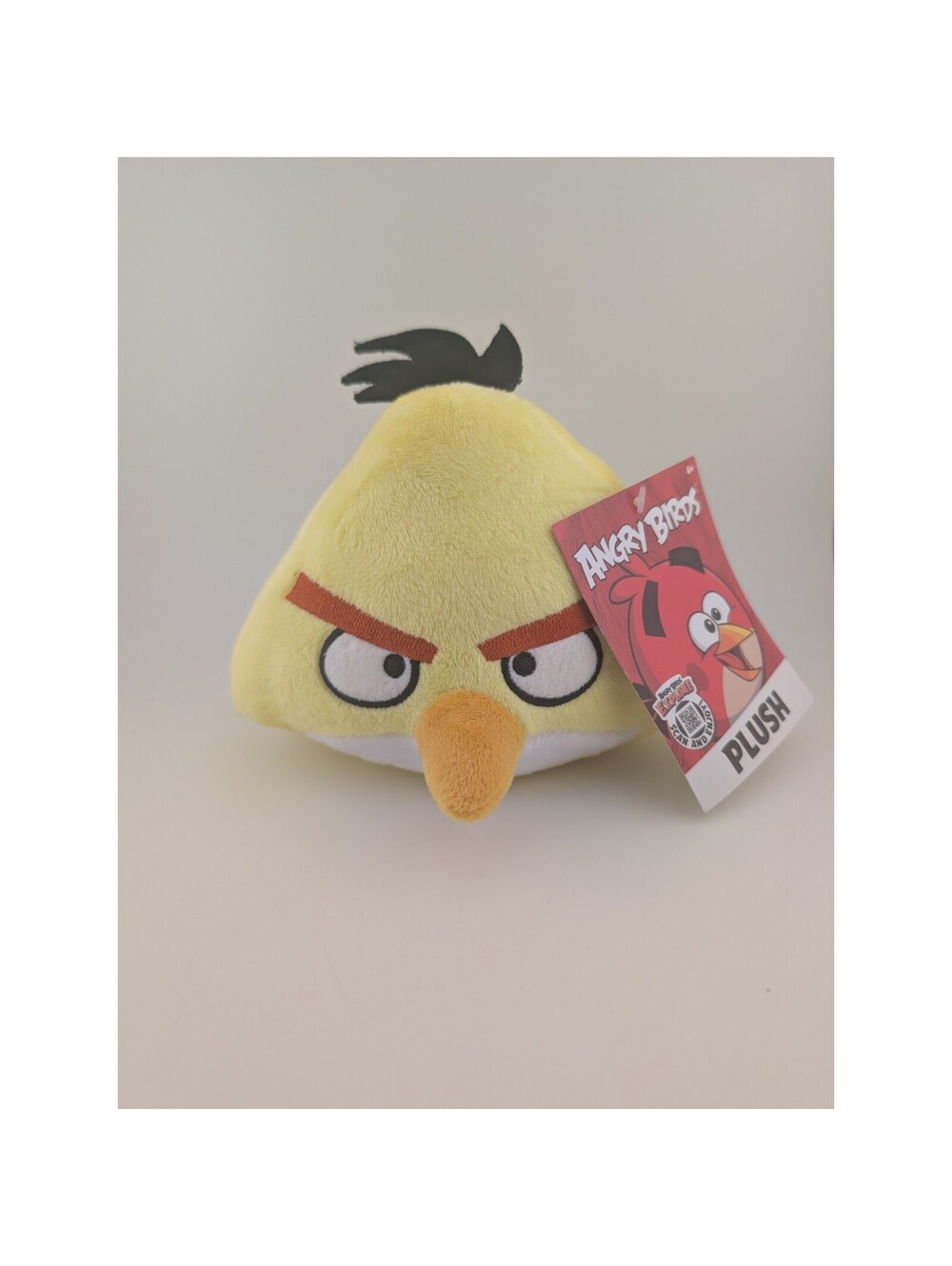 Angry Birds Chuck Yellow Bird Plush Stuffed Animal 6"